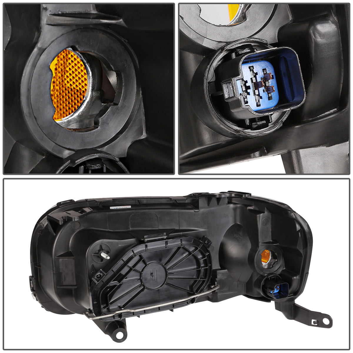 Factory Style Headlights <br>05-07 Ford Escape