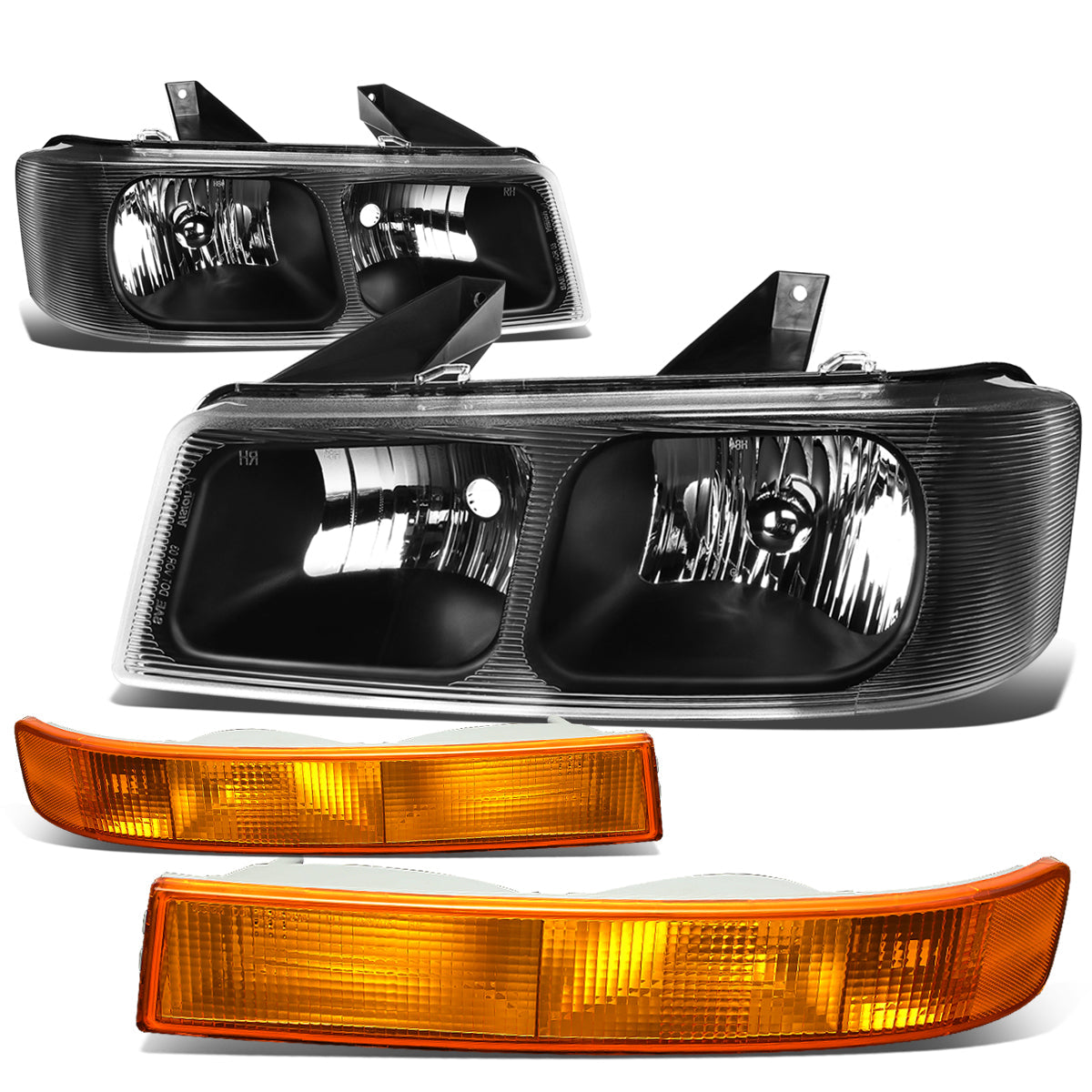 Factory Style Headlights <br>03-20 Chevy Express / GMC Savana 1500-4500