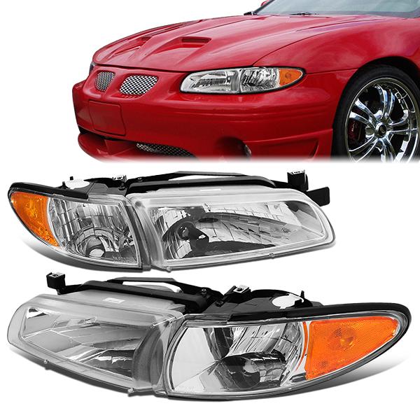 Factory Style Headlights <br>97-03 Pontiac Grand Prix