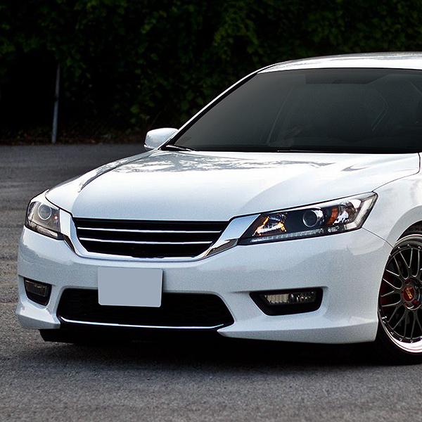 LED DRL Projector Headlights <br>13-15 Honda Accord Sedan