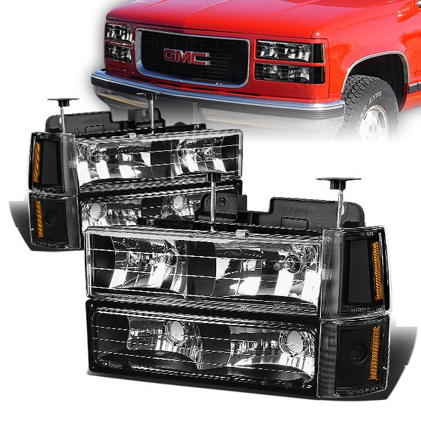 Factory Style Headlights <br>94-00 GMC Suburban Yukon 1500 -3500 C/K