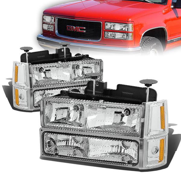 Factory Style Headlights <br>94-00 GMC Suburban Yukon 1500 -3500 C/K