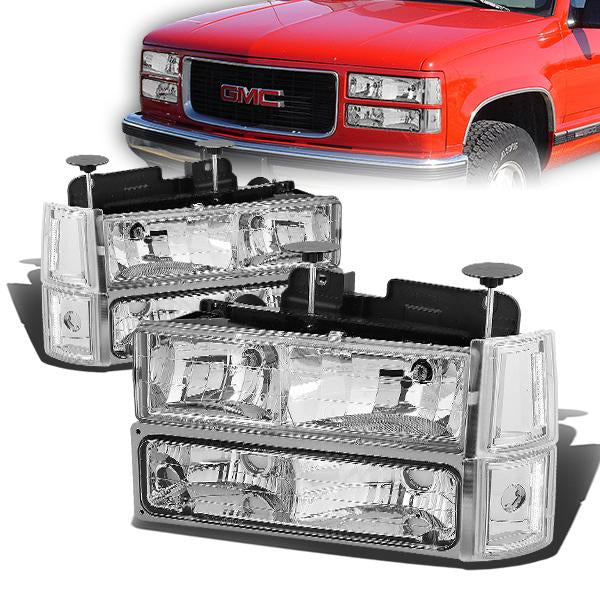 Factory Style Headlights <br>94-00 GMC Suburban Yukon 1500 -3500 C/K