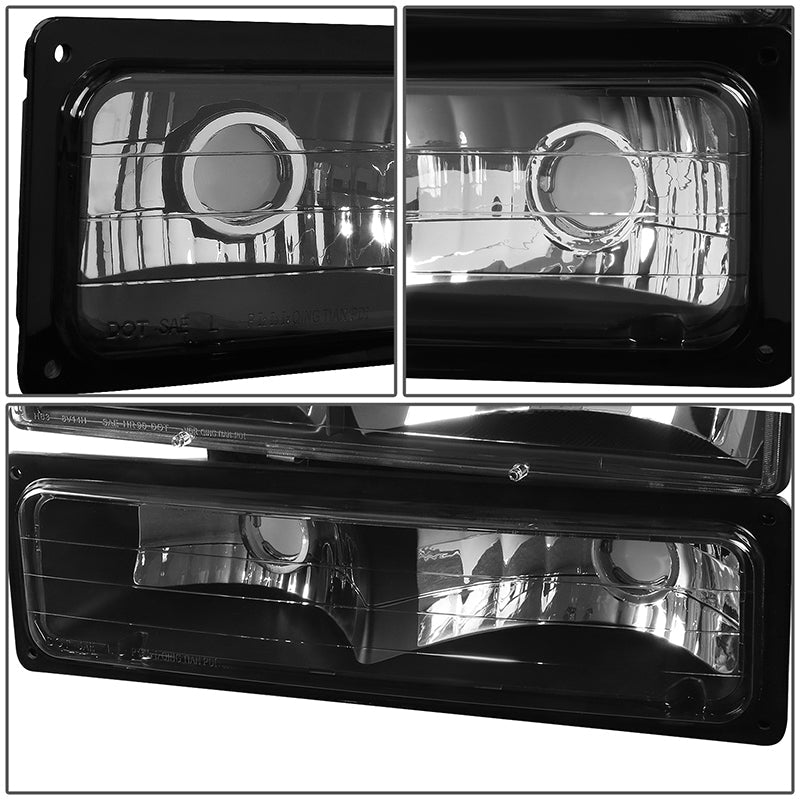 Factory Style Headlights <br>94-00 Chevy C/K 1500 2500 3500 Suburban Tahoe