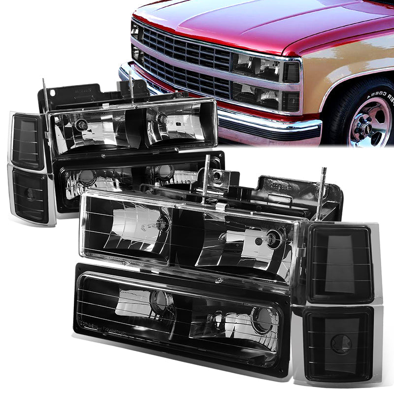 Factory Style Headlights <br>94-00 Chevy C/K 1500 2500 3500 Suburban Tahoe