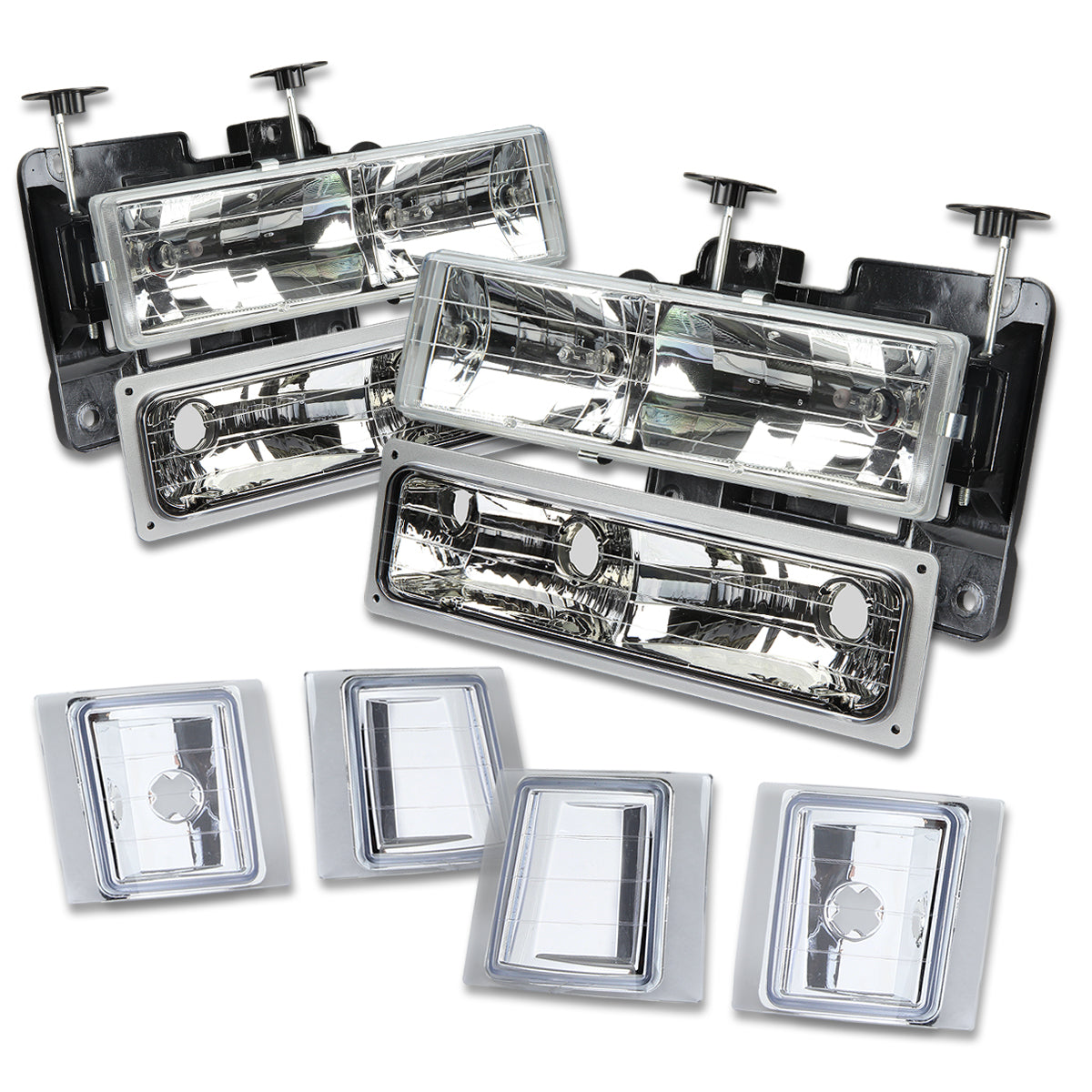 Factory Style Headlights <br>94-00 Chevy C/K 1500 2500 3500 Suburban Tahoe