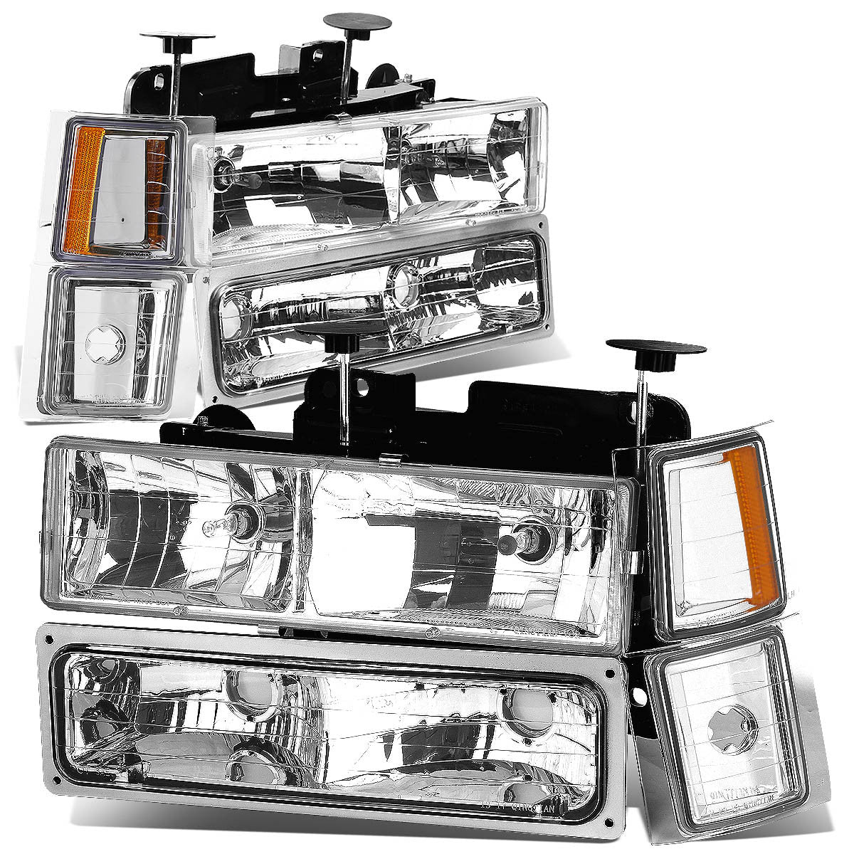 Factory Style Headlights <br>94-00 Chevy C/K 1500 2500 3500 Suburban Tahoe