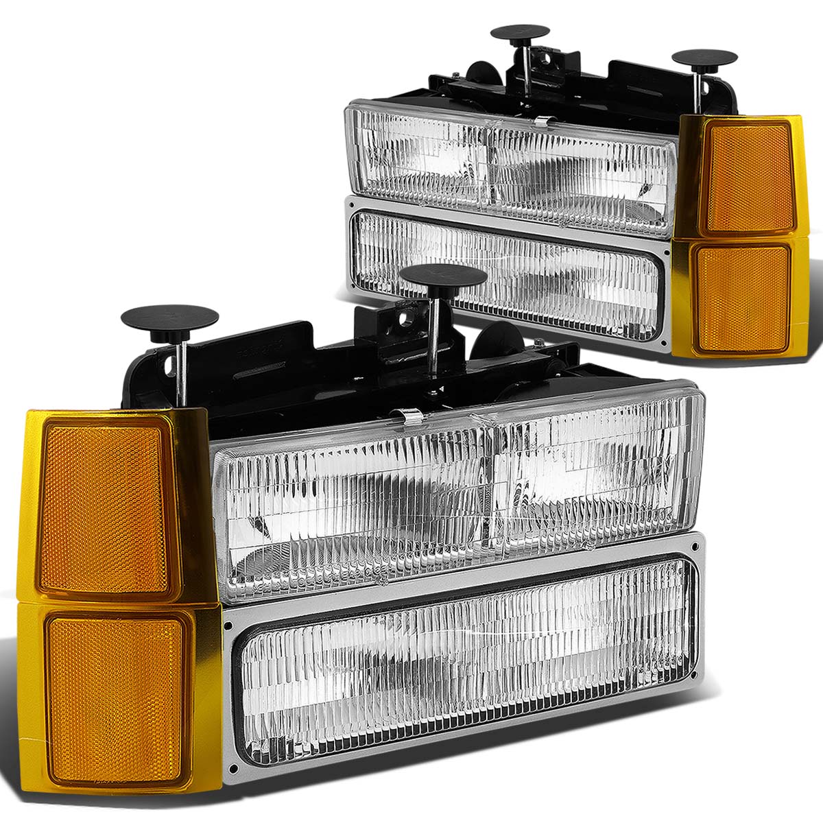 Factory Style Headlights <br>94-00 Chevy C/K 1500 2500 3500 Suburban Tahoe