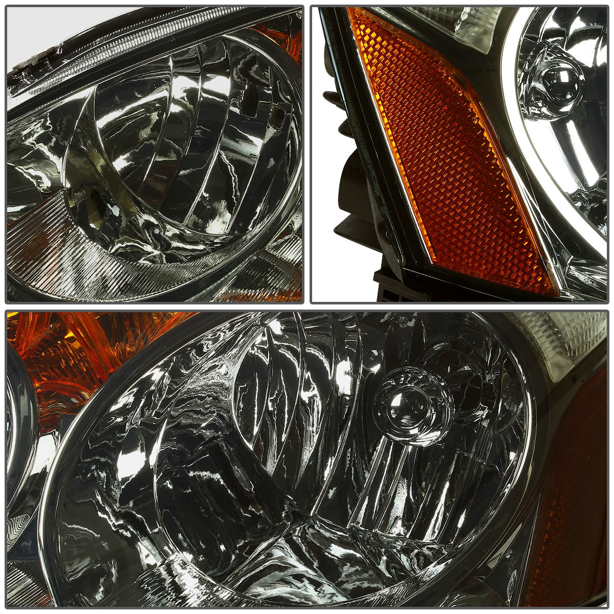 Factory Style Headlights <br>02-04 Acura RSX