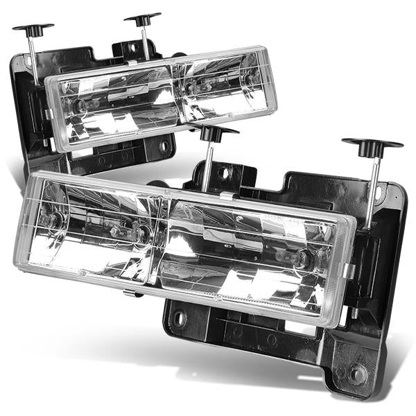 Factory Style Headlights <br>88-04 Chevy C/K 1500 2500 3500