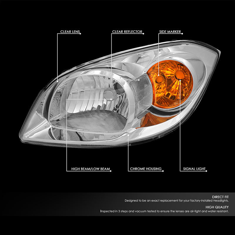 Factory Style Headlights <br>05-10 Chevy Cobalt, 07-10 Pontiac G5