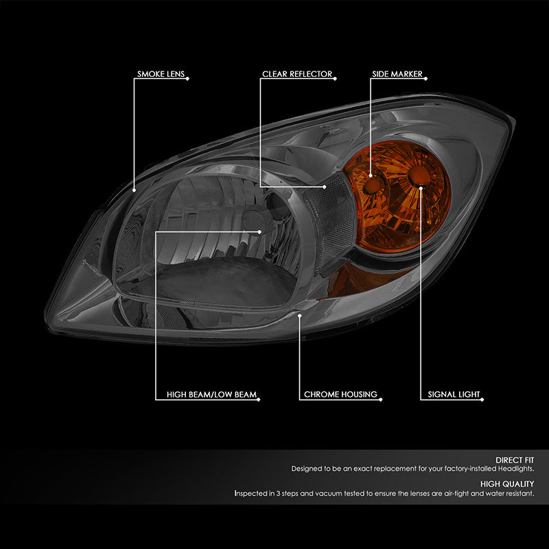 Factory Style Headlights <br>05-10 Chevy Cobalt, 07-10 Pontiac G5