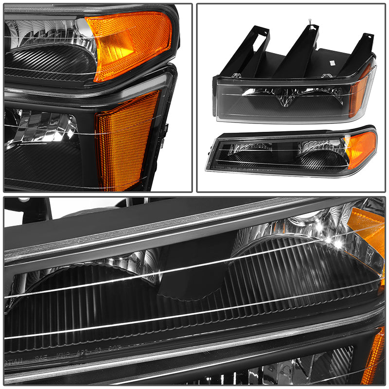 Factory Style Headlights <br>04-12 Chevy Colorado, GMC Canyon