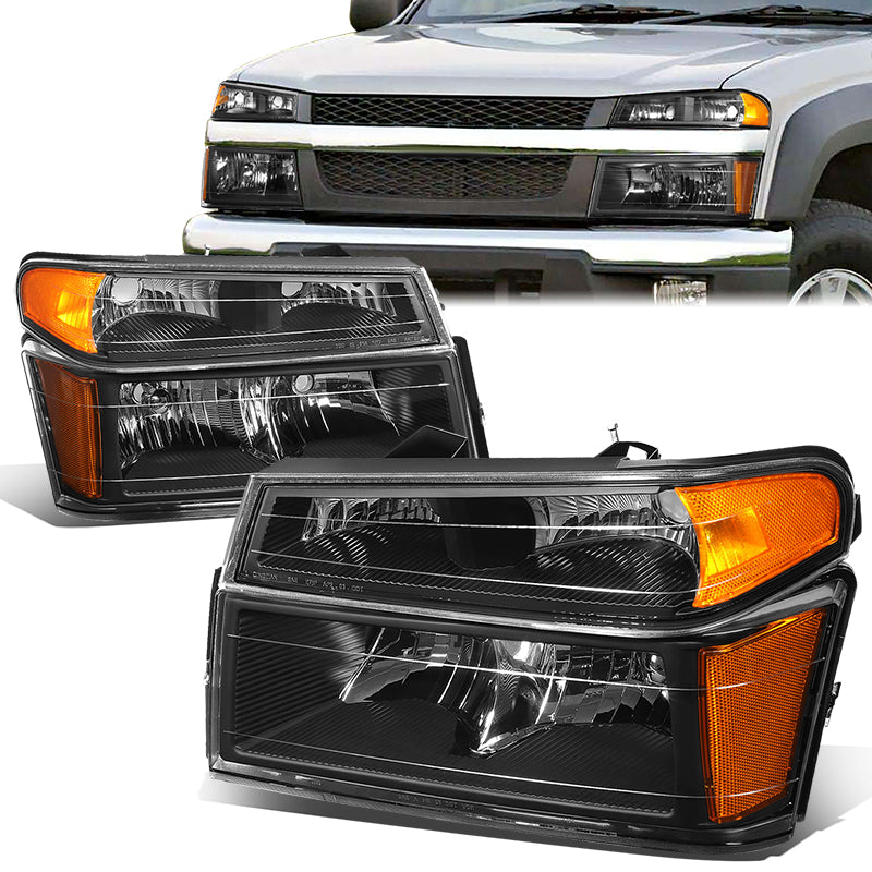 Factory Style Headlights <br>04-12 Chevy Colorado, GMC Canyon