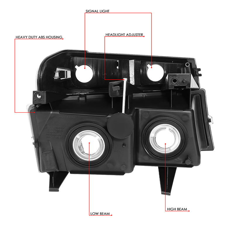 Factory Style Headlights <br>04-12 Chevy Colorado, GMC Canyon