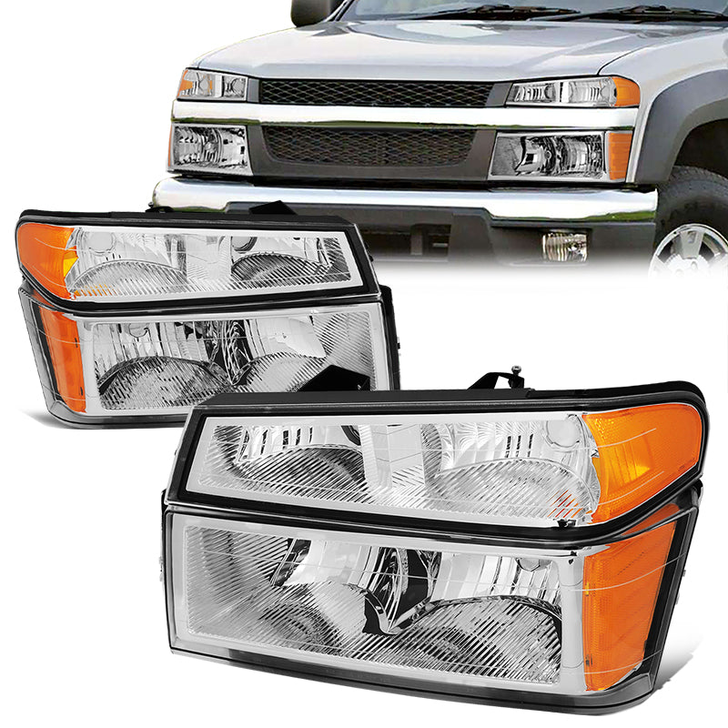 Factory Style Headlights <br>04-12 Chevy Colorado, GMC Canyon