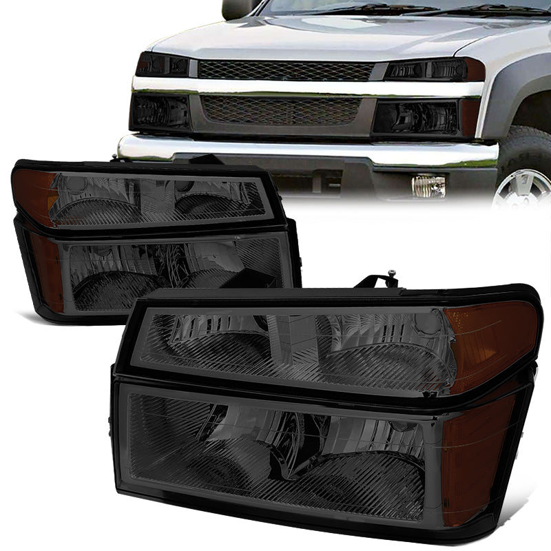 Factory Style Headlights <br>04-12 Chevy Colorado, GMC Canyon