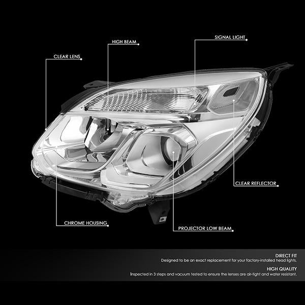 Factory Style Projector Headlights <br>16-17 Chevy Equinox