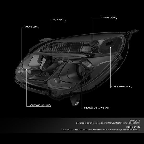 Factory Style Projector Headlights <br>16-17 Chevy Equinox