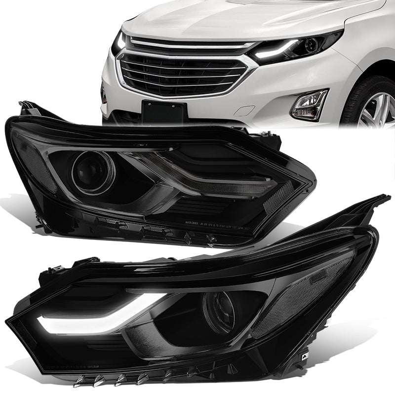 LED DRL Projector Headlights <br>18-21 Chevy Equinox