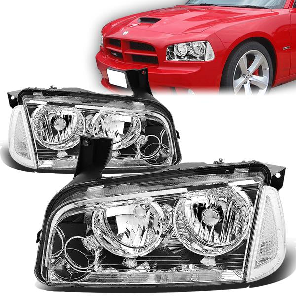 Factory Style Headlights <br>06-10 Dodge Charger