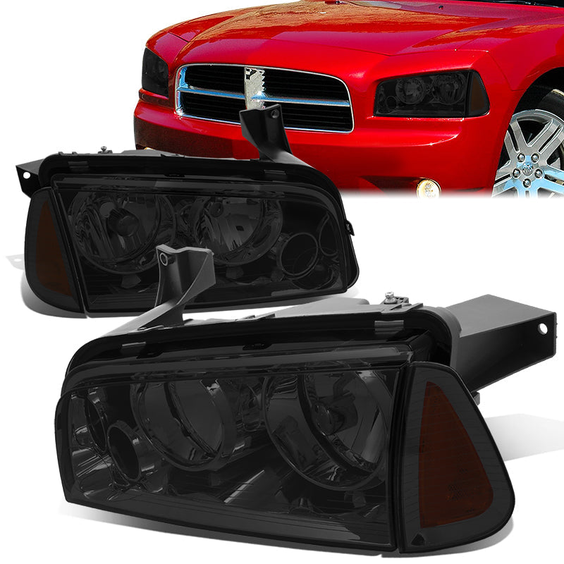 Factory Style Headlights <br>06-10 Dodge Charger