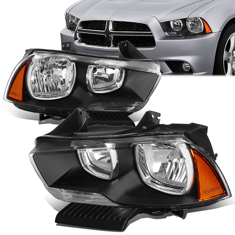 Factory Style Headlights <br>11-14 Dodge Charger