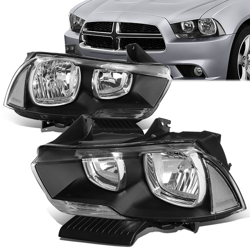 Factory Style Headlights <br>11-14 Dodge Charger