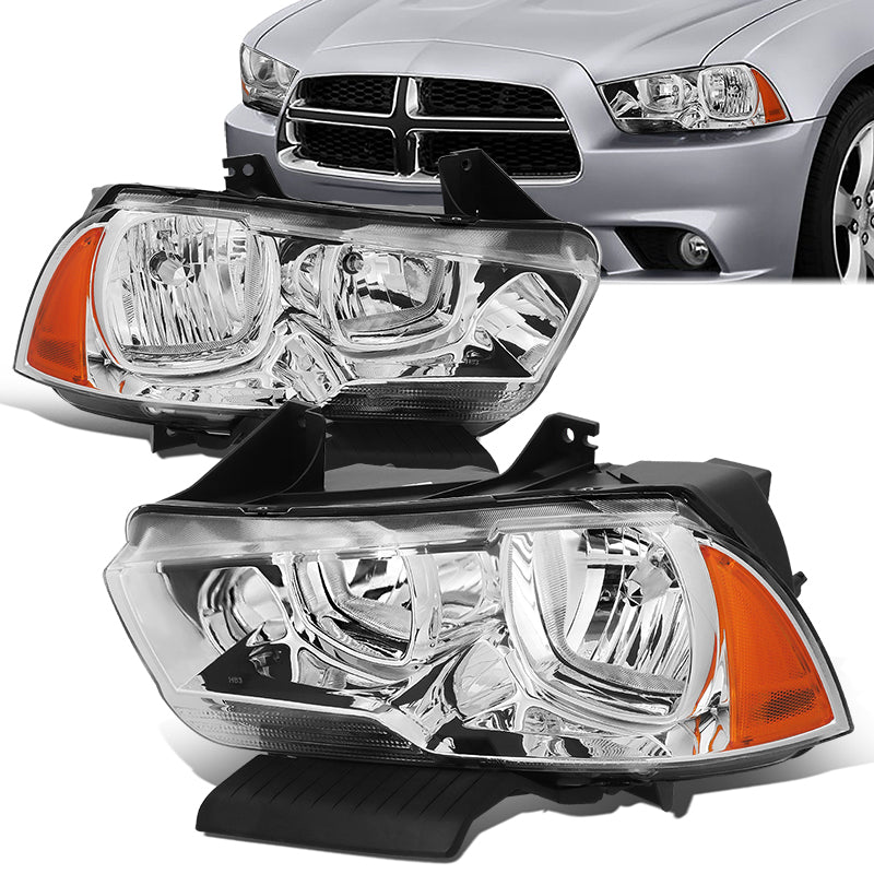 Factory Style Headlights <br>11-14 Dodge Charger