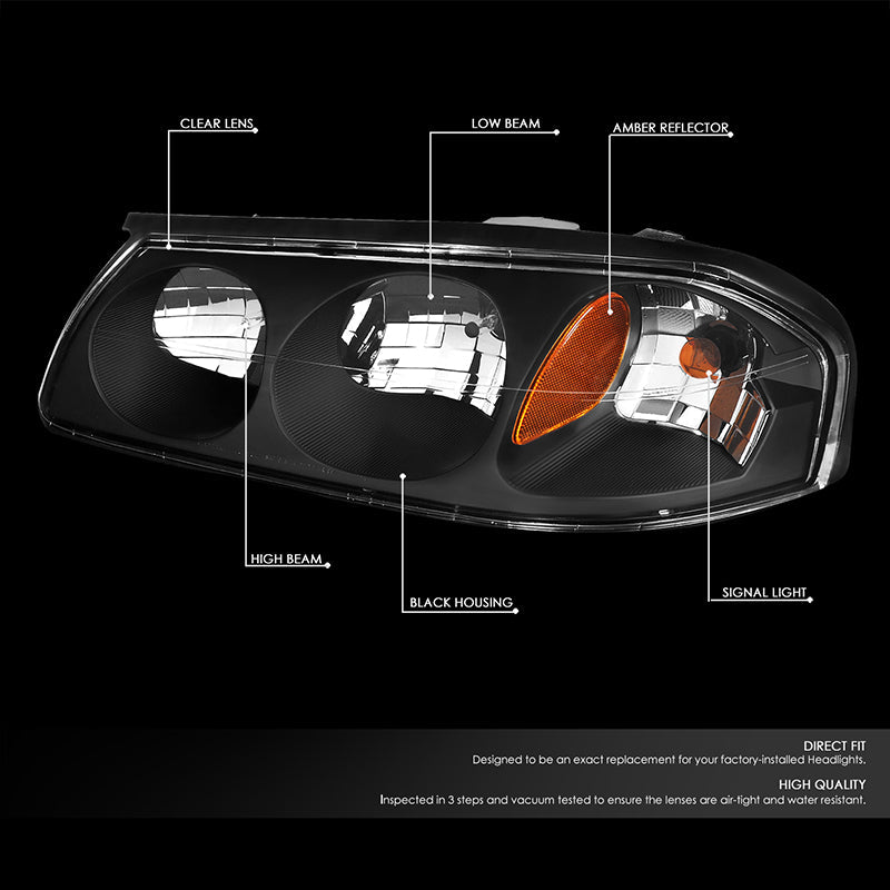 Factory Style Headlights <br>00-05 Chevy Impala