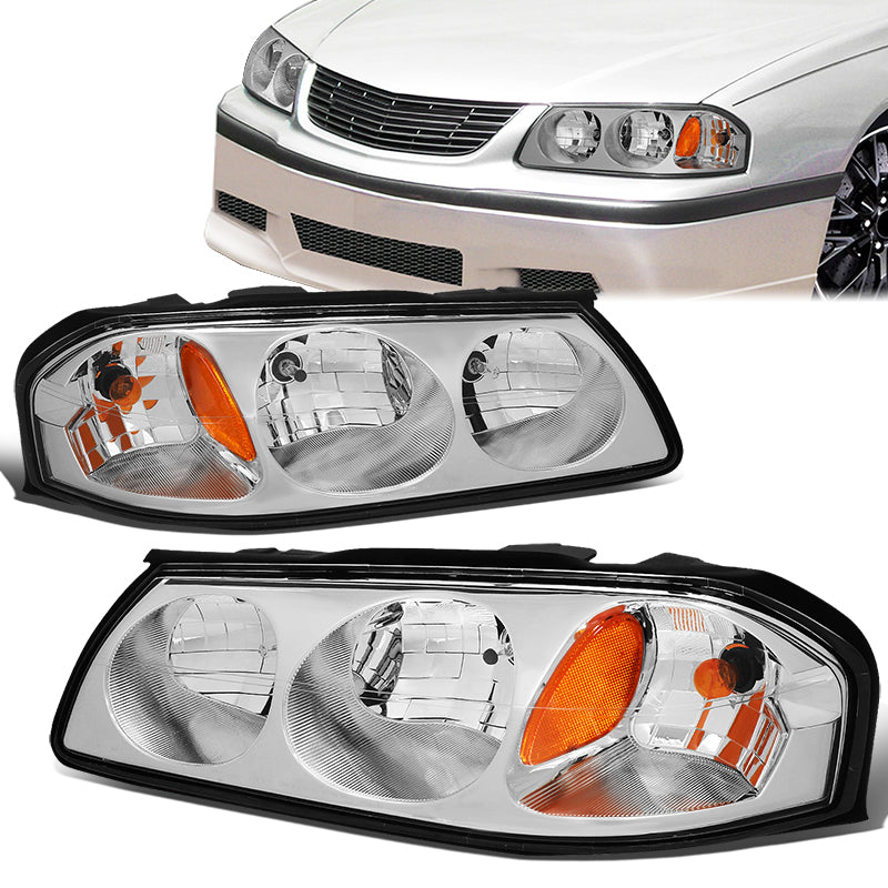 Factory Style Headlights <br>00-05 Chevy Impala