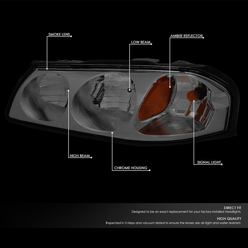 Factory Style Headlights <br>00-05 Chevy Impala