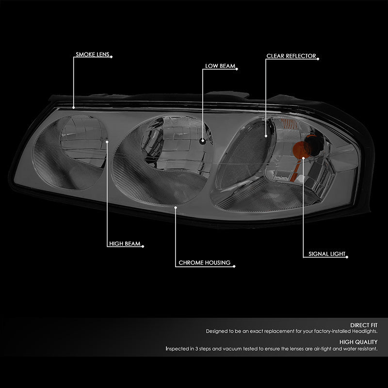 Factory Style Headlights <br>00-05 Chevy Impala