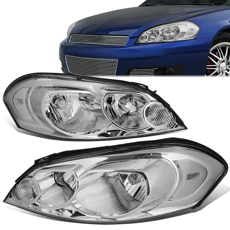 Factory Style Headlights <br>06-07 Chevy Monte Carlo, 06-13 Impala