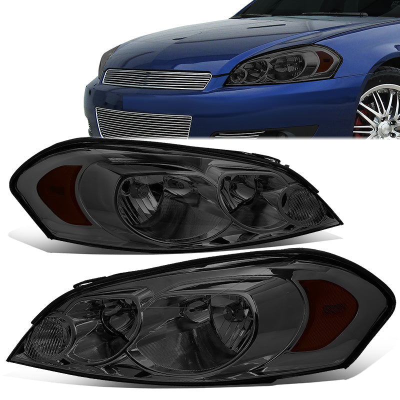 Factory Style Headlights <br>06-07 Chevy Monte Carlo, 06-13 Impala