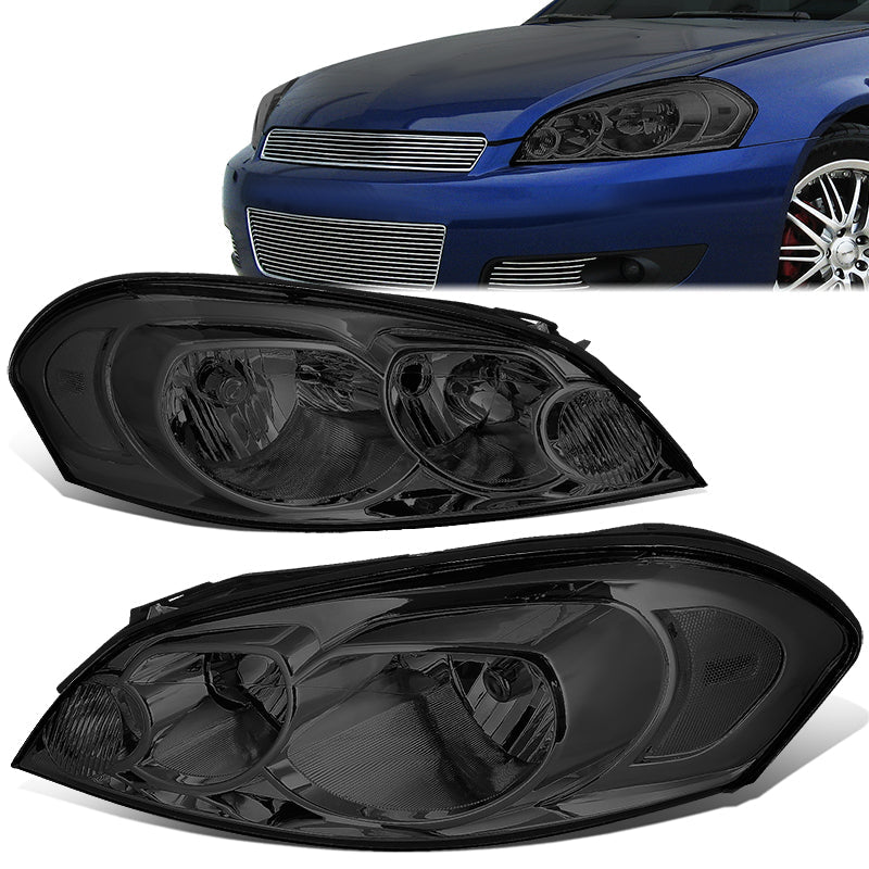 Factory Style Headlights <br>06-07 Chevy Monte Carlo, 06-13 Impala