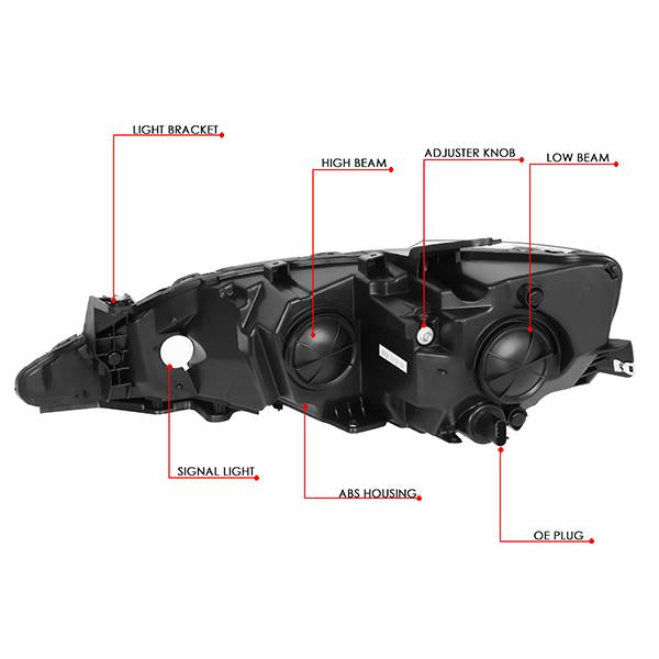 Factory Style Headlights <br>17-23 Chrysler Pacifica