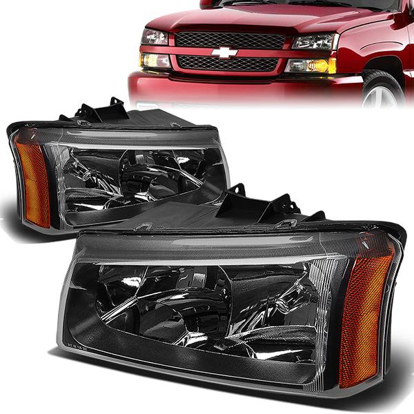 Factory Style Headlights <br>03-07 Chevy Silverado 1500 2500 HD 3500