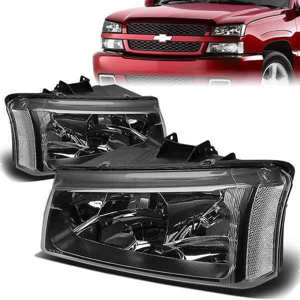 Factory Style Headlights <br>03-07 Chevy Silverado 1500 2500 HD 3500