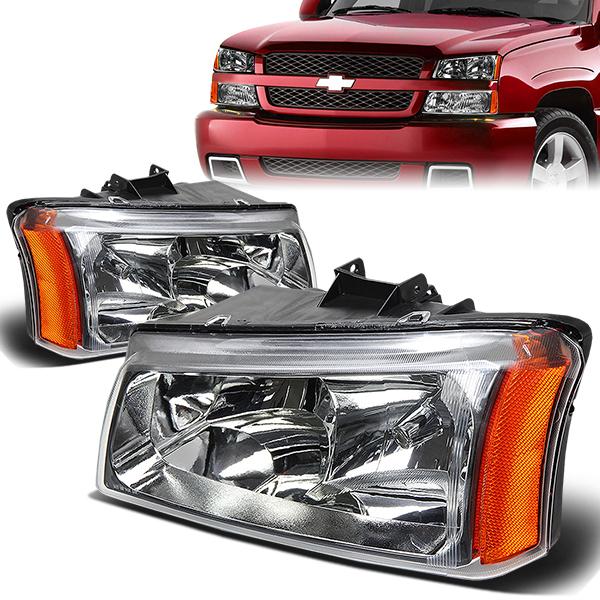 Factory Style Headlights <br>03-07 Chevy Silverado 1500 2500 HD 3500