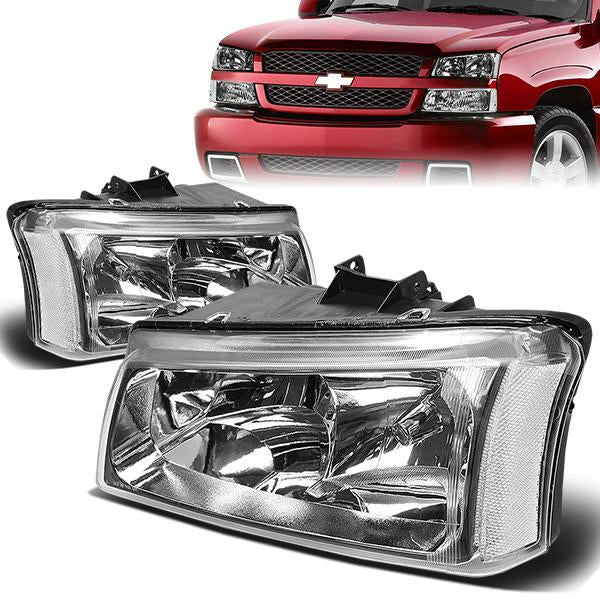 Factory Style Headlights <br>03-07 Chevy Silverado 1500 2500 HD 3500