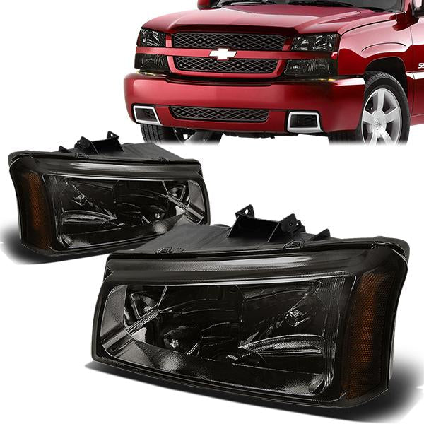 Factory Style Headlights <br>03-07 Chevy Silverado 1500 2500 HD 3500