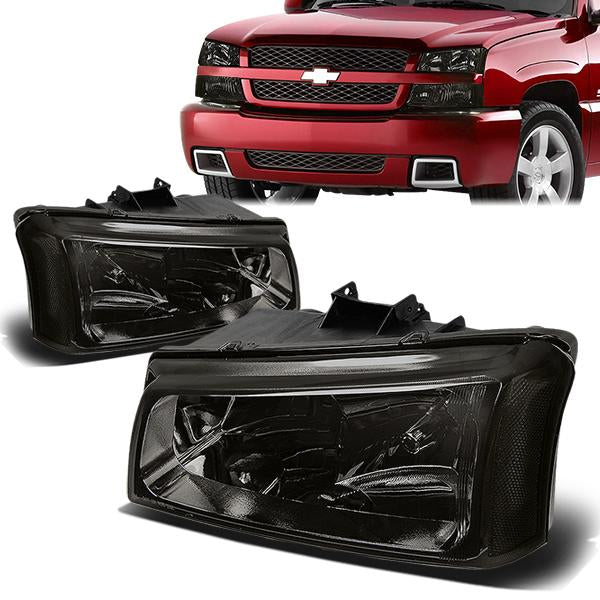 Factory Style Headlights <br>03-06 Chevy Silverado 1500 2500 HD Avalanche 3500