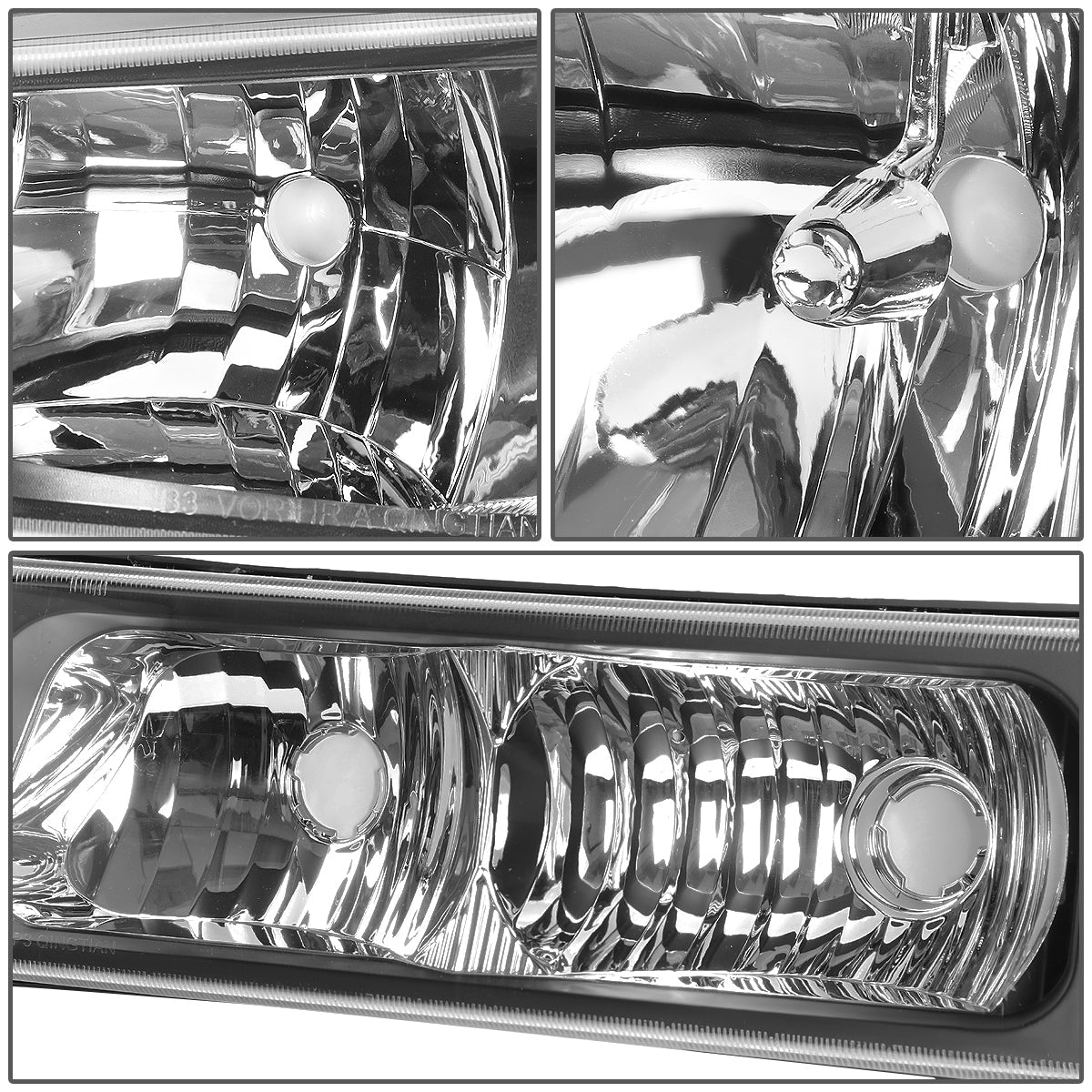 Factory Style Headlights <br>03-06 Chevy Silverado 1500 2500 HD Avalanche 3500