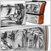 Factory Style Headlights <br>03-06 Chevy Silverado 1500 2500 HD Avalanche 3500