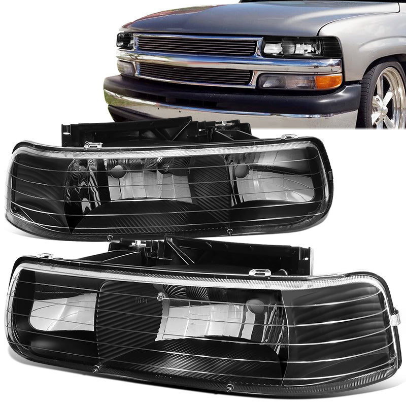 Factory Style Headlights <br>99-06 Chevy Silverado 1500 2500 3500 HD Tahoe