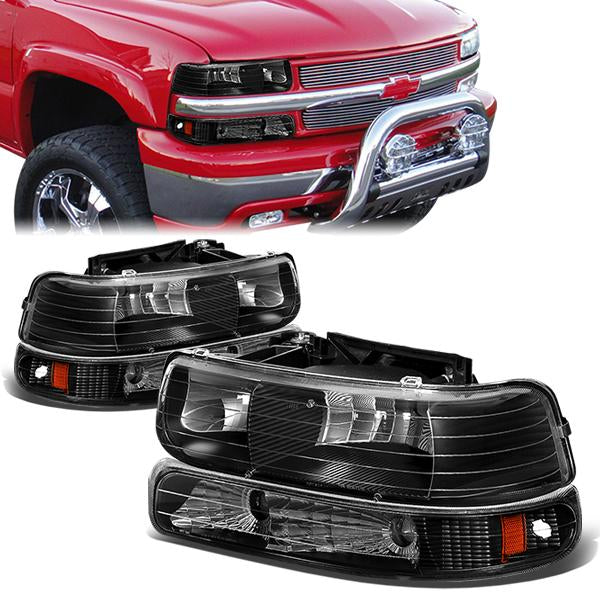 Factory Style Headlights <br>99-06 Chevy Silverado  Suburban 1500 2500 HD 3500 Tahoe