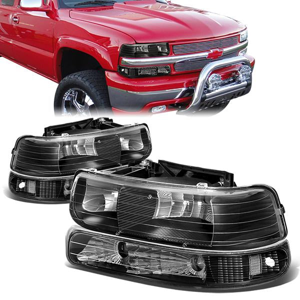 Factory Style Headlights <br>99-06 Chevy Silverado  Suburban 1500 2500 HD 3500 Tahoe