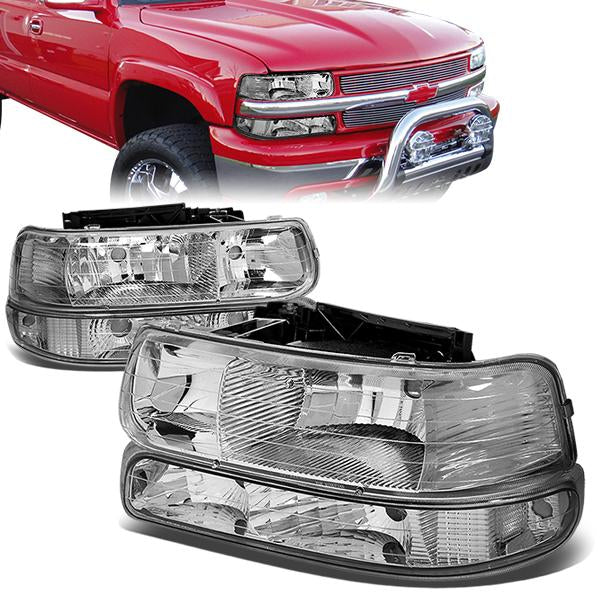 Factory Style Headlights <br>99-06 Chevy Silverado  Suburban 1500 2500 HD 3500 Tahoe