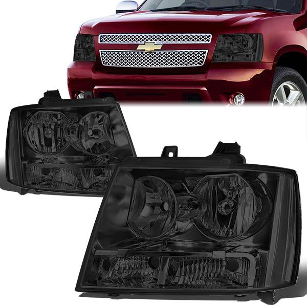 Factory Style Headlights <br>07-14 Chevy Suburban 1500/2500, Tahoe, Avalanche